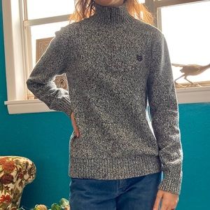 Chaps Black & White Sweater